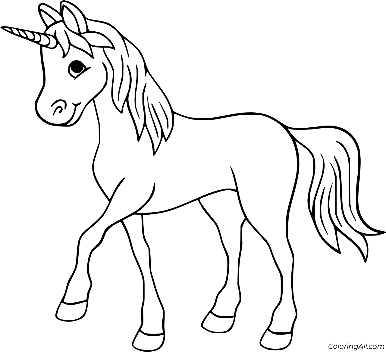 Unicorn Coloring Pages (76 Free Printables) ColoringAll