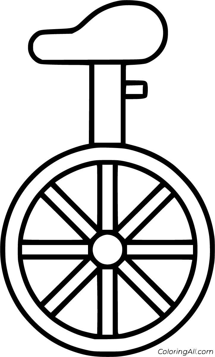 Unicycle Coloring Pages (37 Free Printables) ColoringAll
