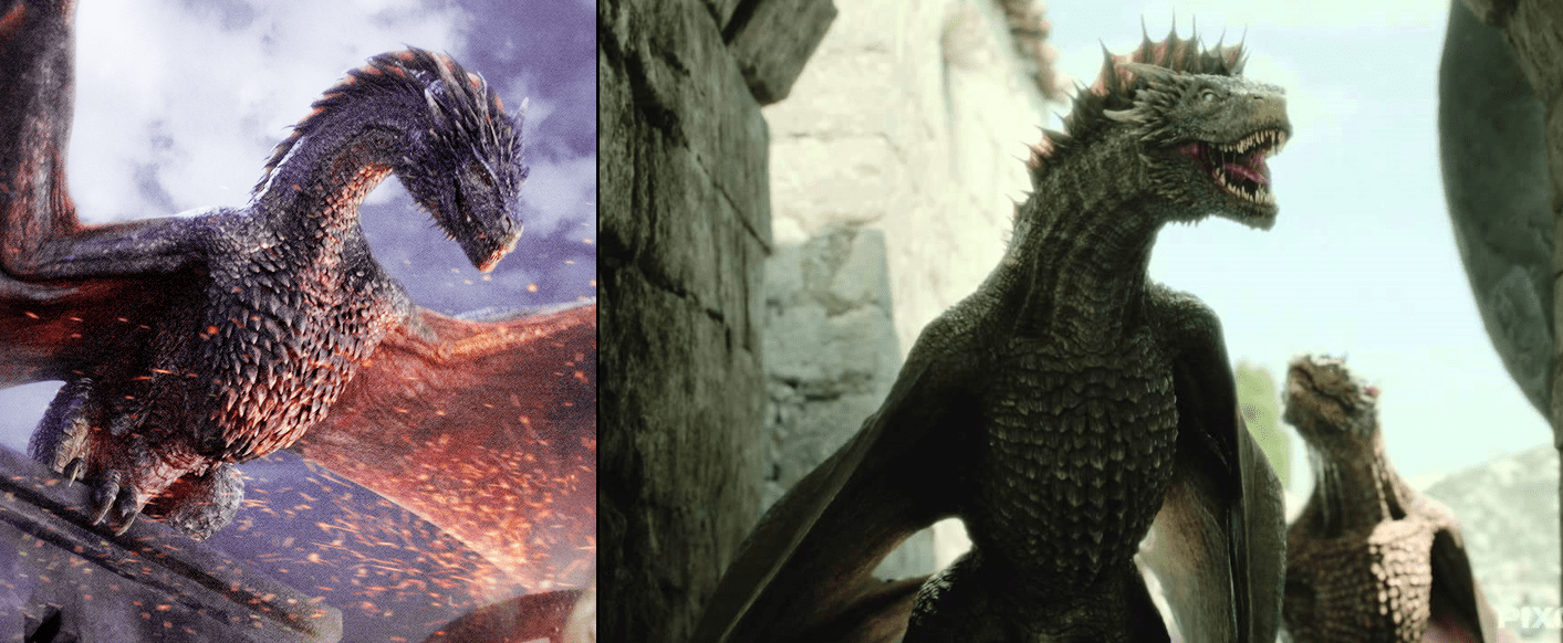 Smaug (The Hobbit) vs Drogon, Viserion, Raeghal (GoT