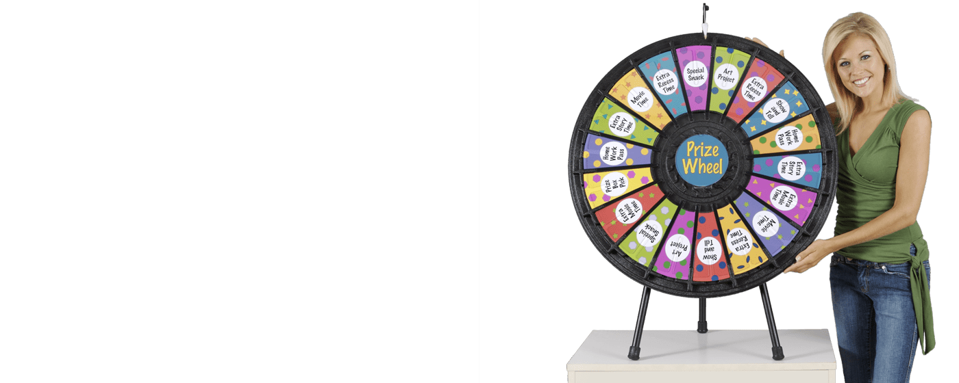 Prize Wheels Customizable Tools for the Office or the Classroom