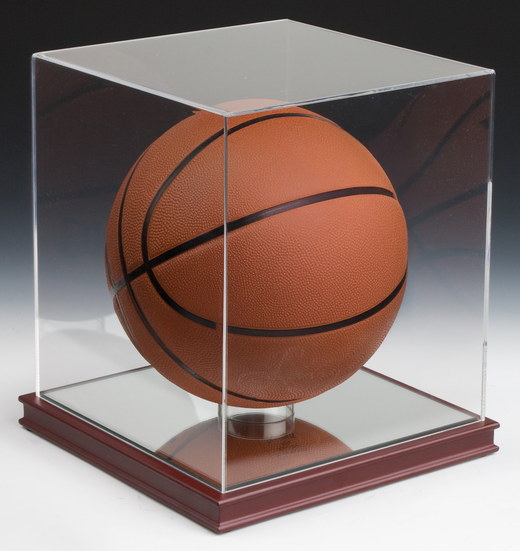 Sports Cases Basketball or Soccer Ball Acrylic Display