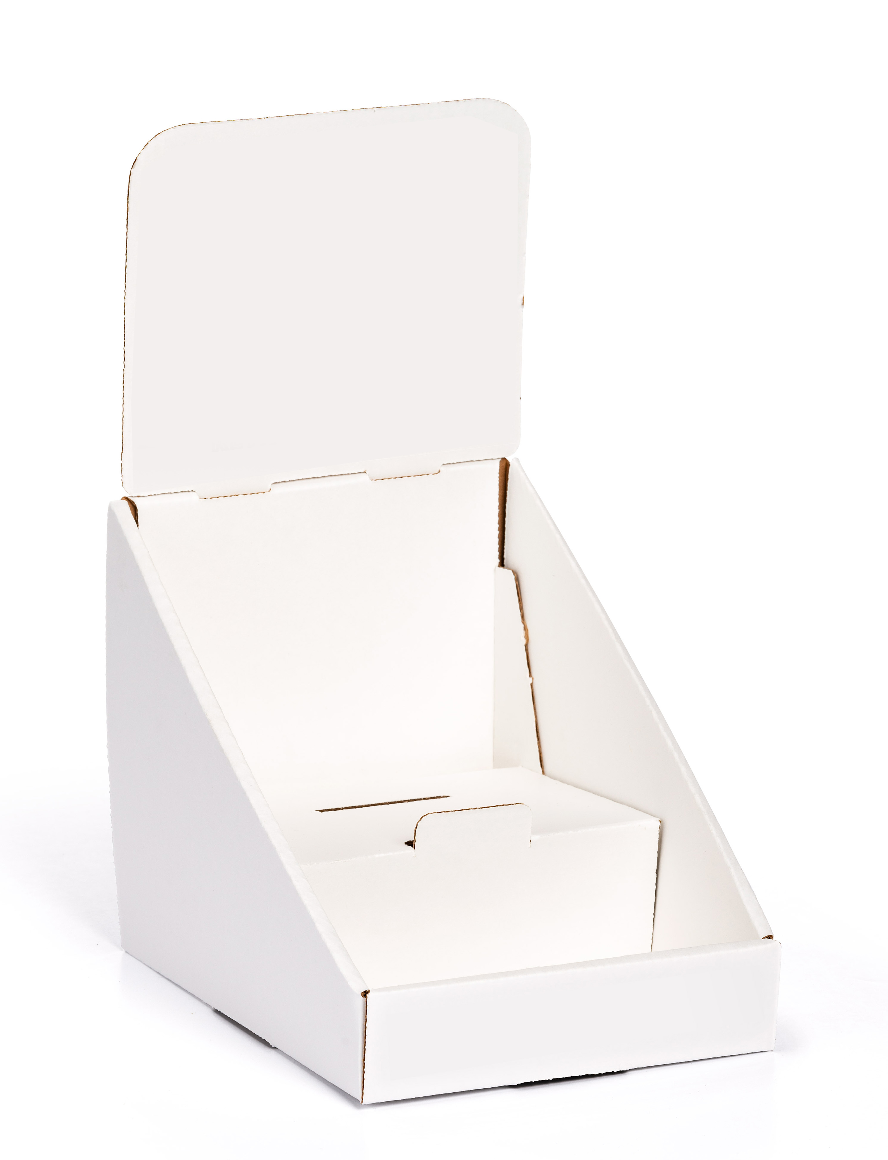 Corrugated Display DVD or CD Rack 2 Tier Counter Top