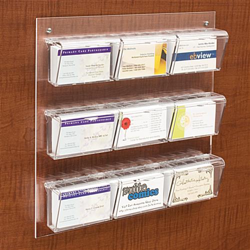 Exterior Business Card Holder Fits Up to 540 Cards