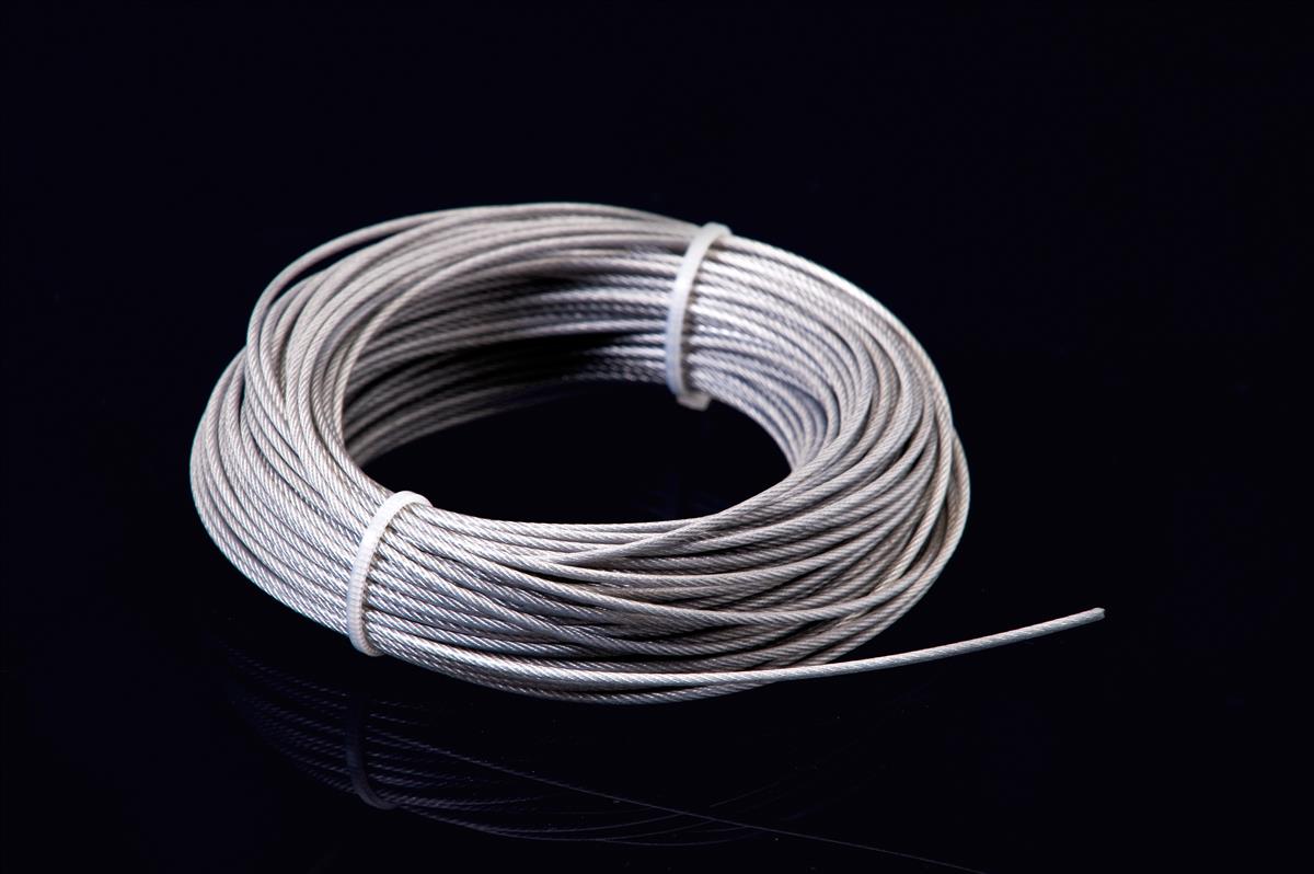 Cable Wire 82' Stainless Steel Braided Line for Hanging