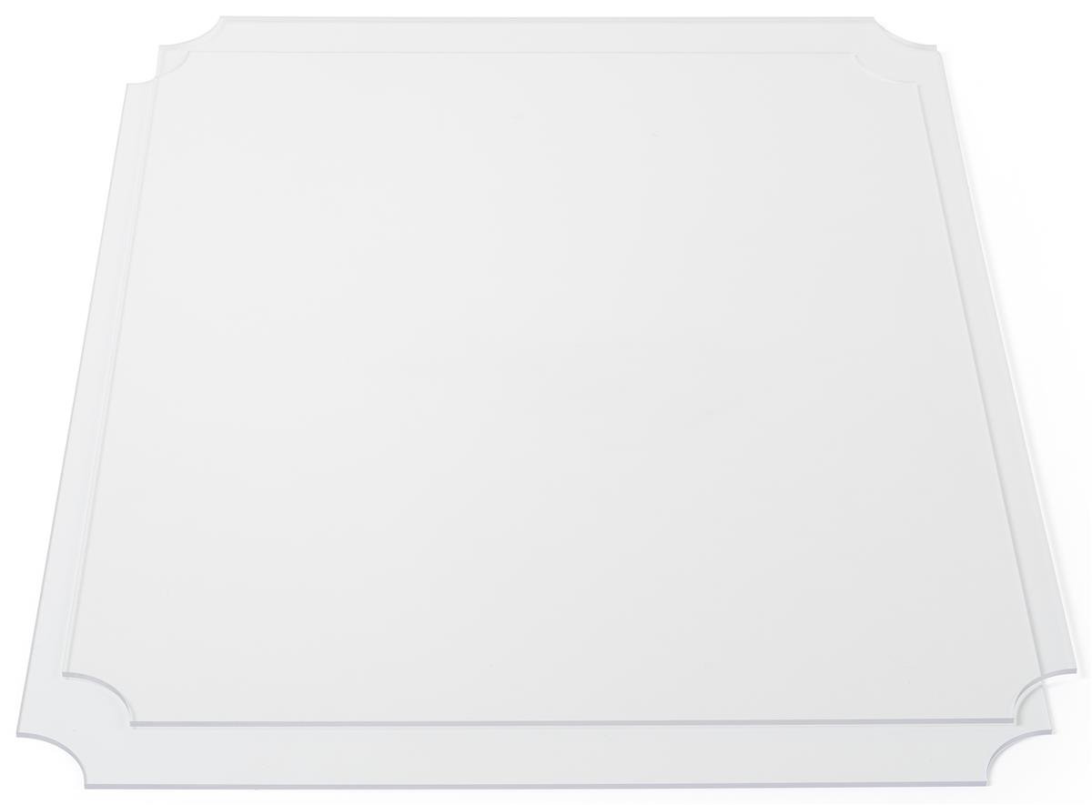 17.5" x 35.5" Acrylic Wire Cart Liners