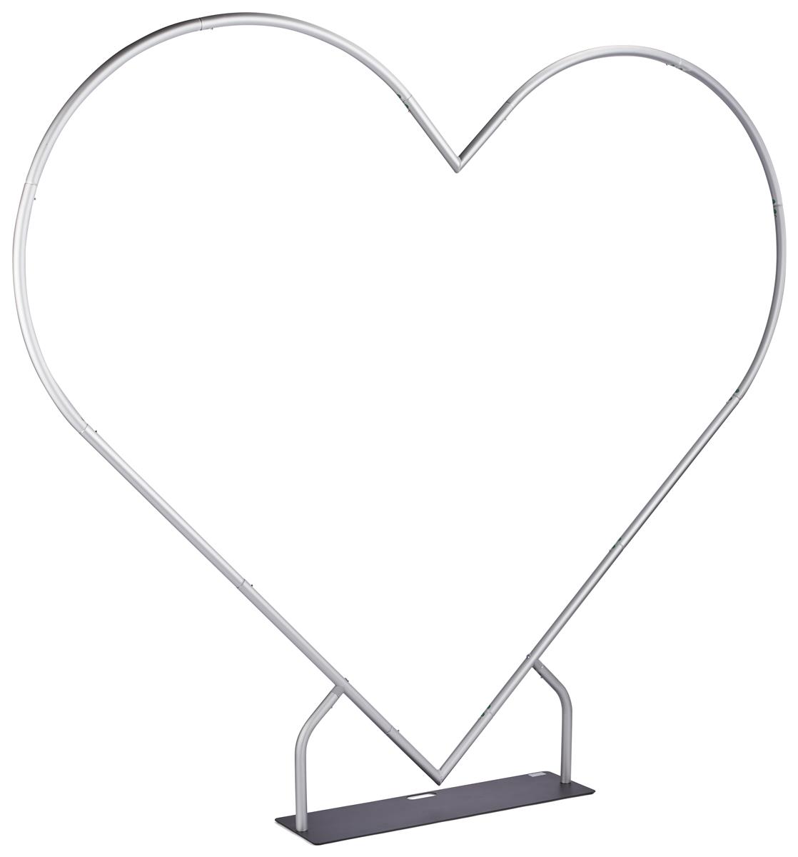 Heart Shaped Arch Frame Aluminum Frame with Knockdown Assembly