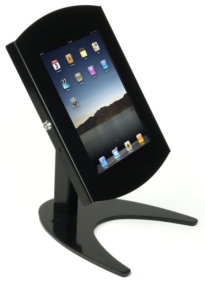 iPad Countertop Stand Locking Enclosure for Tablets