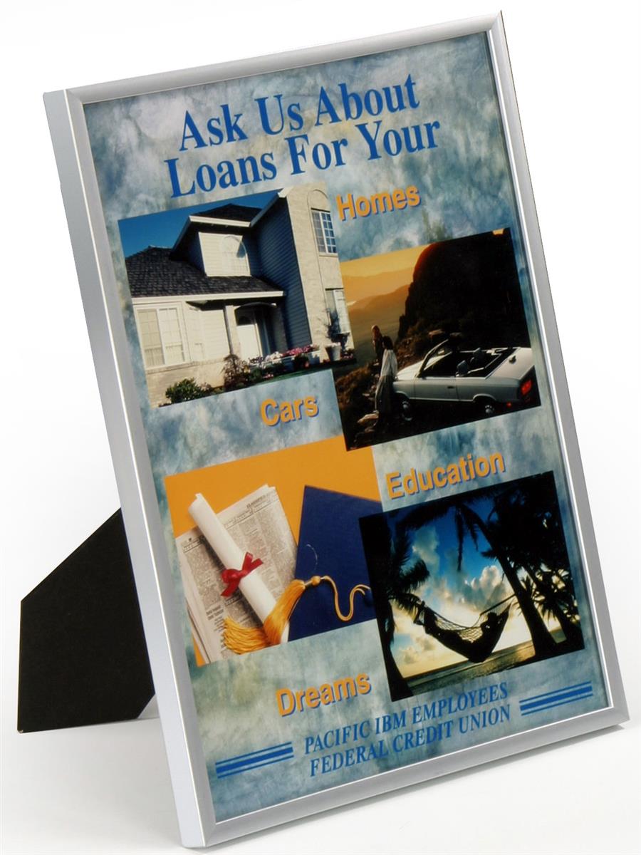 This Picture Frame has a Modern Silver Finish! This Picture Frame is