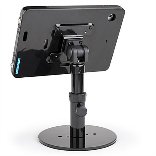 Countertop iPad Pro Tablet Stand Adjustable Height, Black