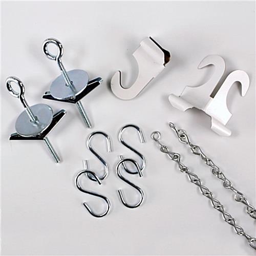 24" Chain Sign Hanging Kit Hangs Overhead from Ceilings