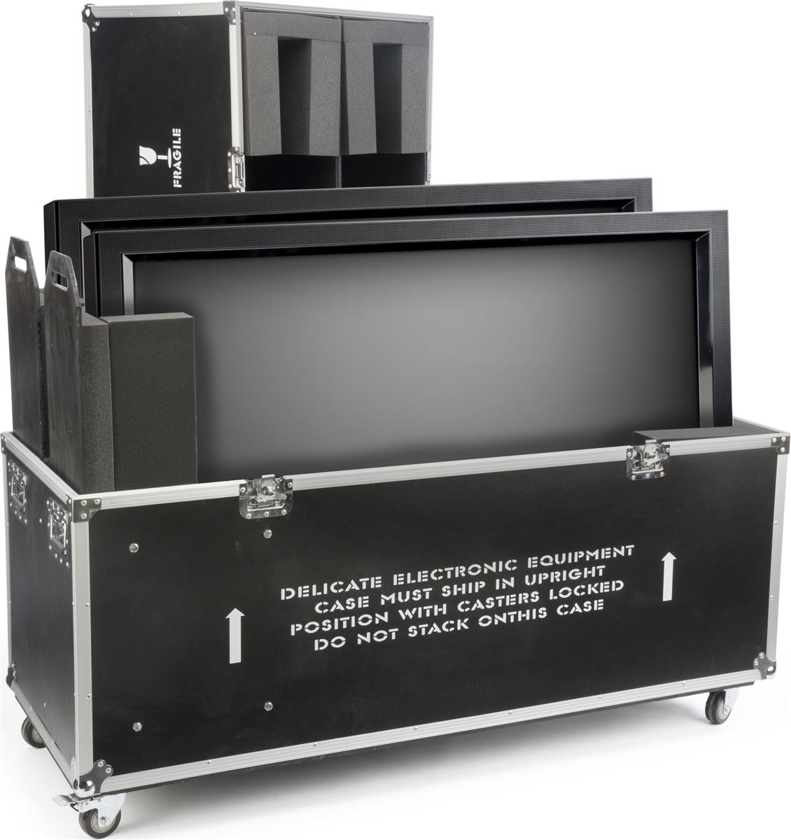 Flat Screen Transport Cases Rolling Trunk for Flat Panel TV's