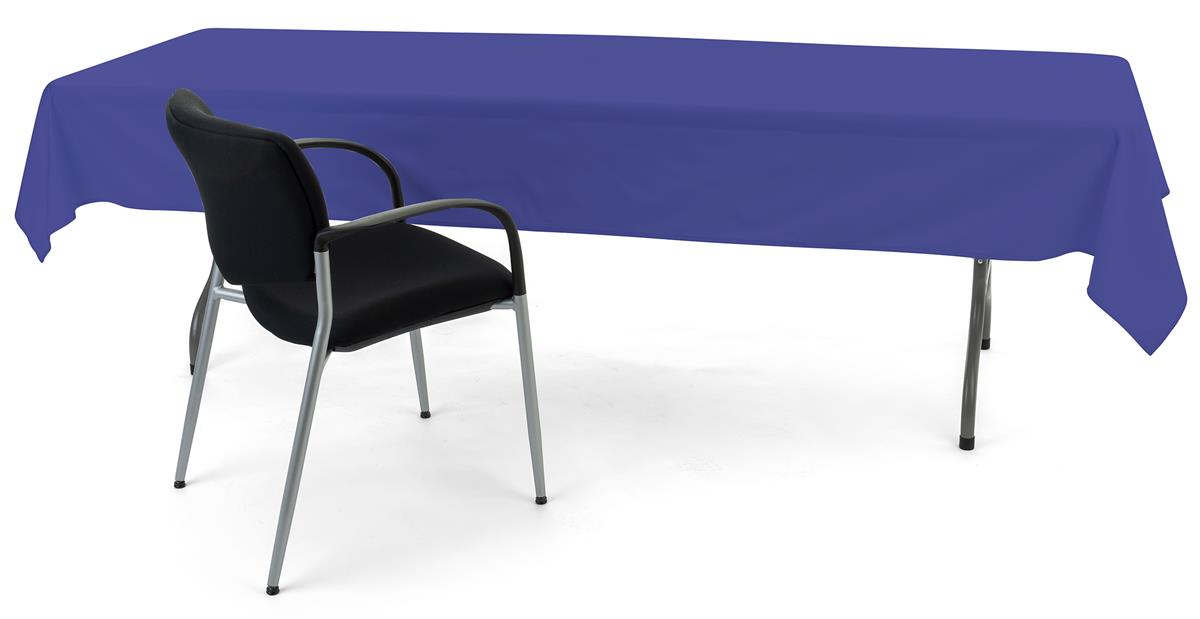 Rectangle Tablecloths 6' or 8' Short Polyester Table Covers