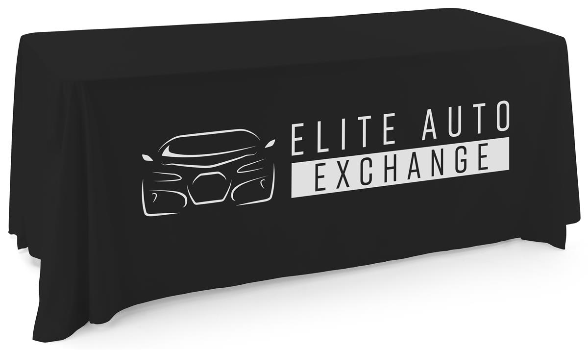 Single Sided Custom Table Throw 6 and 8Foot Tablecloths