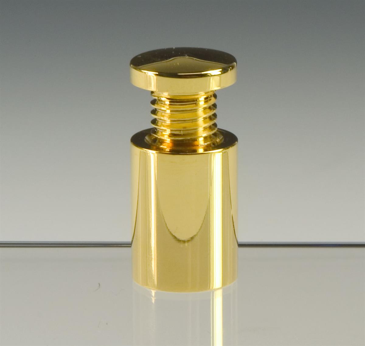 Gold Standoffs for Signs Mount on the Wall for a Dramatic Effect