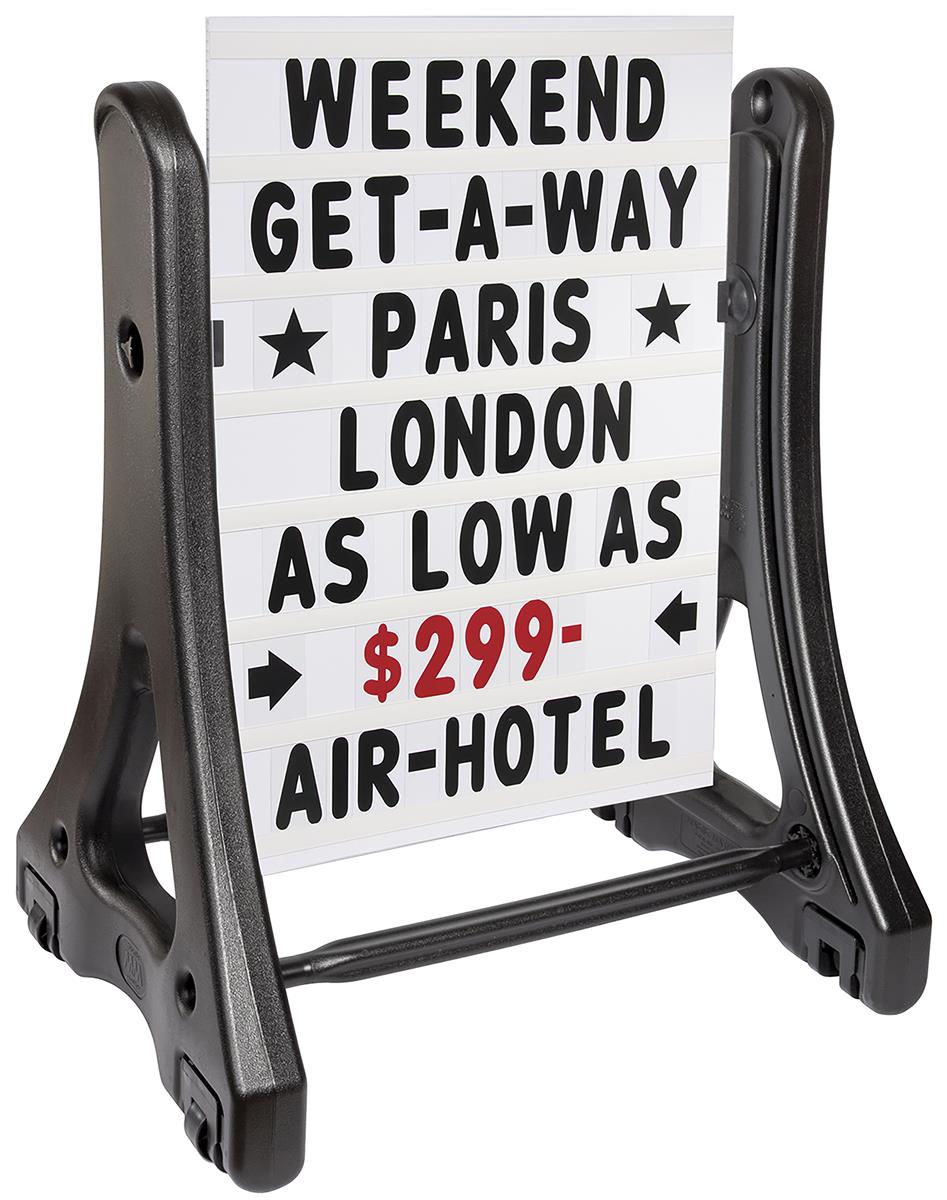 24 x 36 Letter Board Swinger Signage Portable & Mobile Outdoors