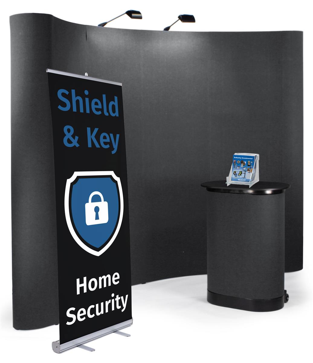 Trade Show Display Booth Kit CustomPrinted Banner
