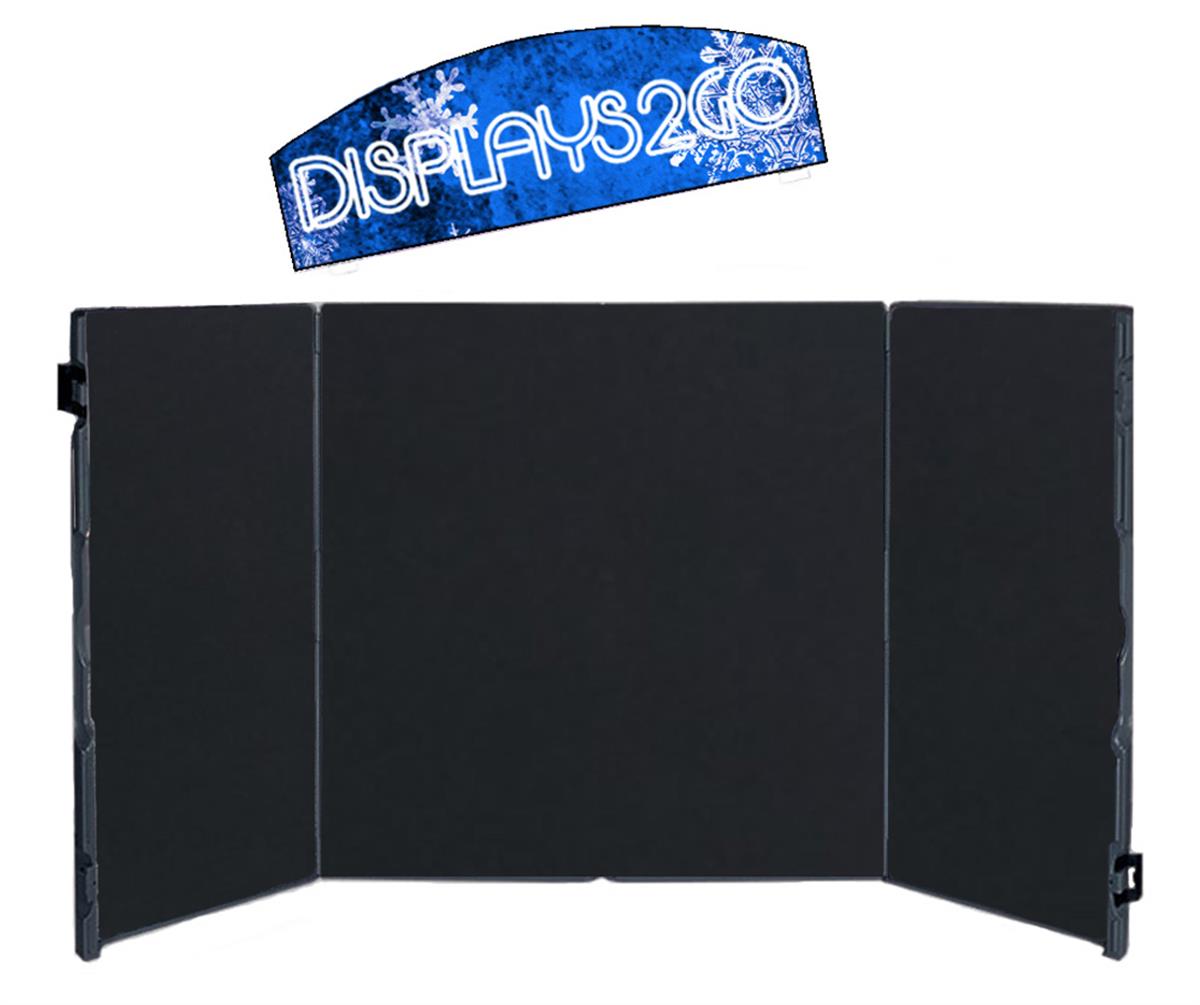 Folding Project Board with Printed Header 4 Panels