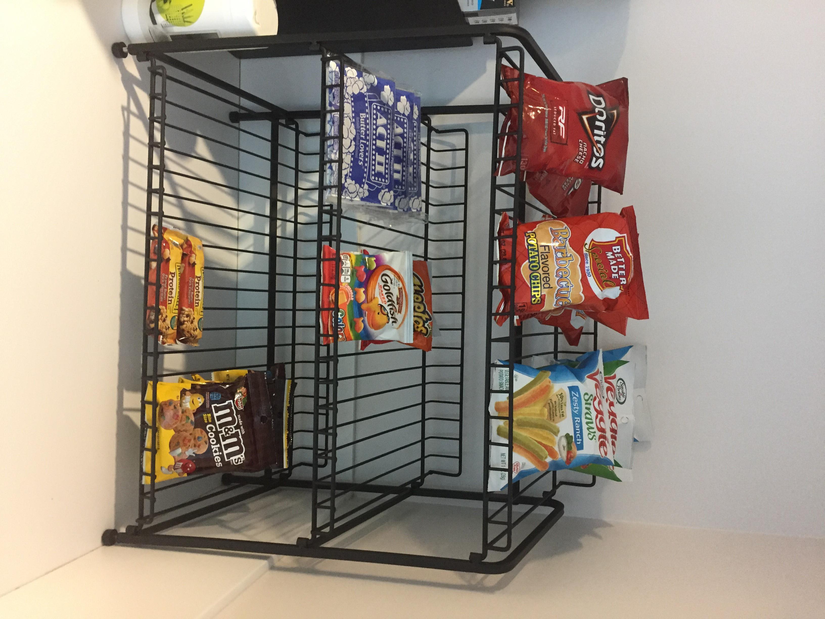 Wire Bakers Rack Features (3) Storage Shelves