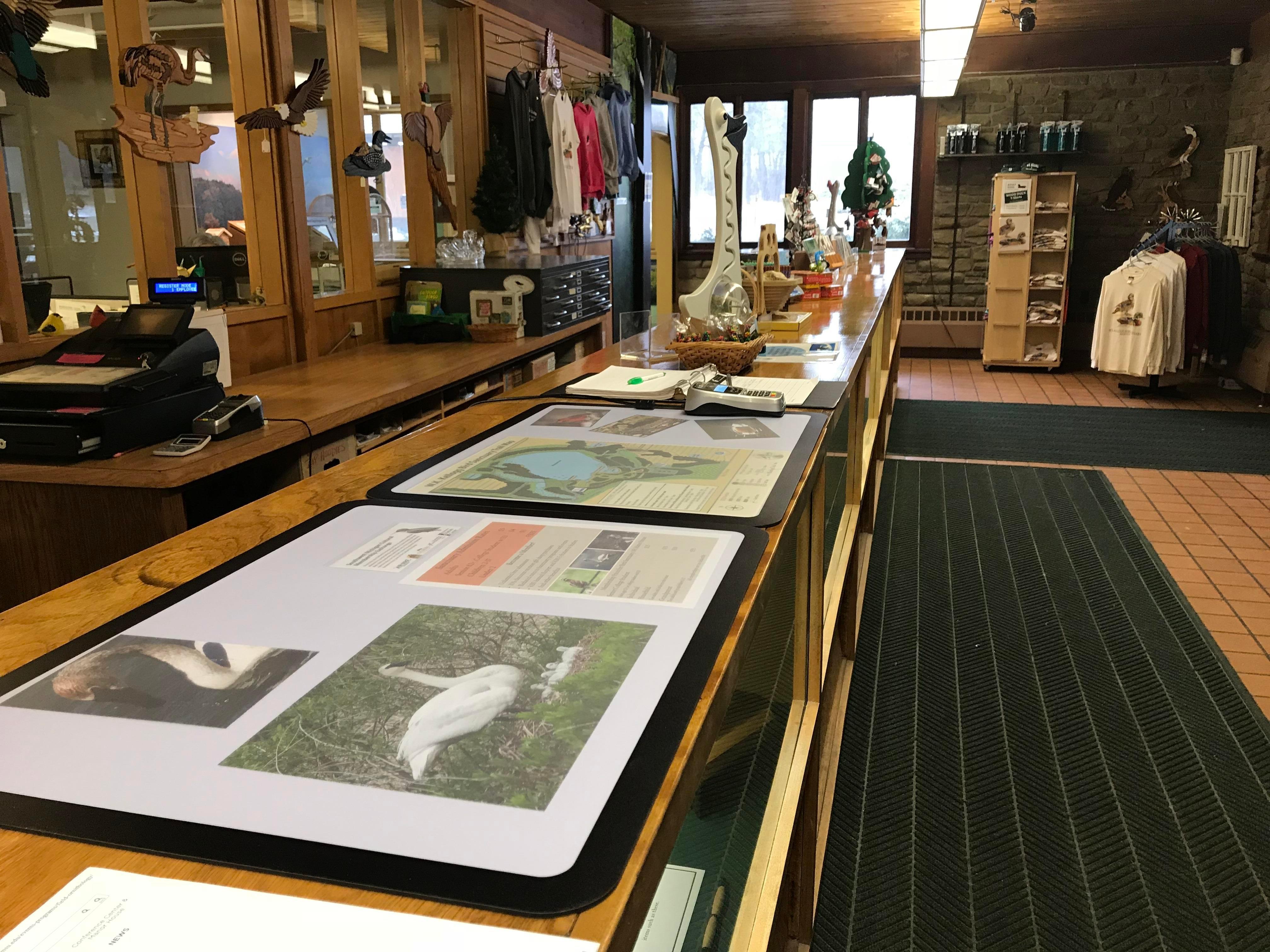 18 x 24 Counter Mat Sign Holder SlideIn Pocket