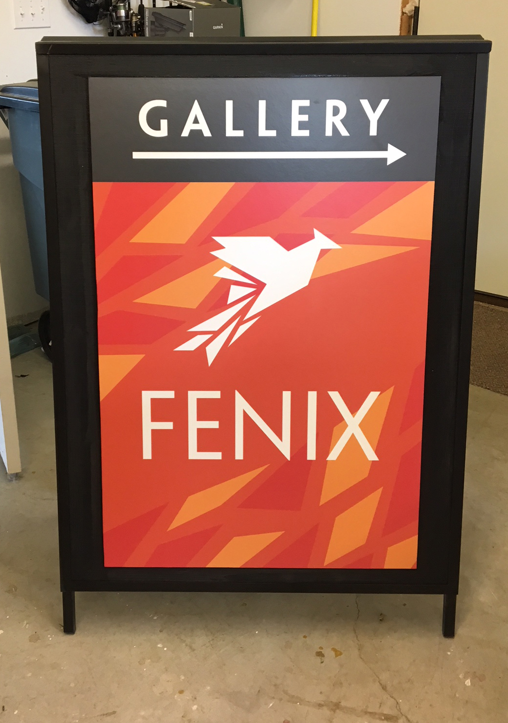 Yard Sign Holders Black Steel Construction For Large Posters