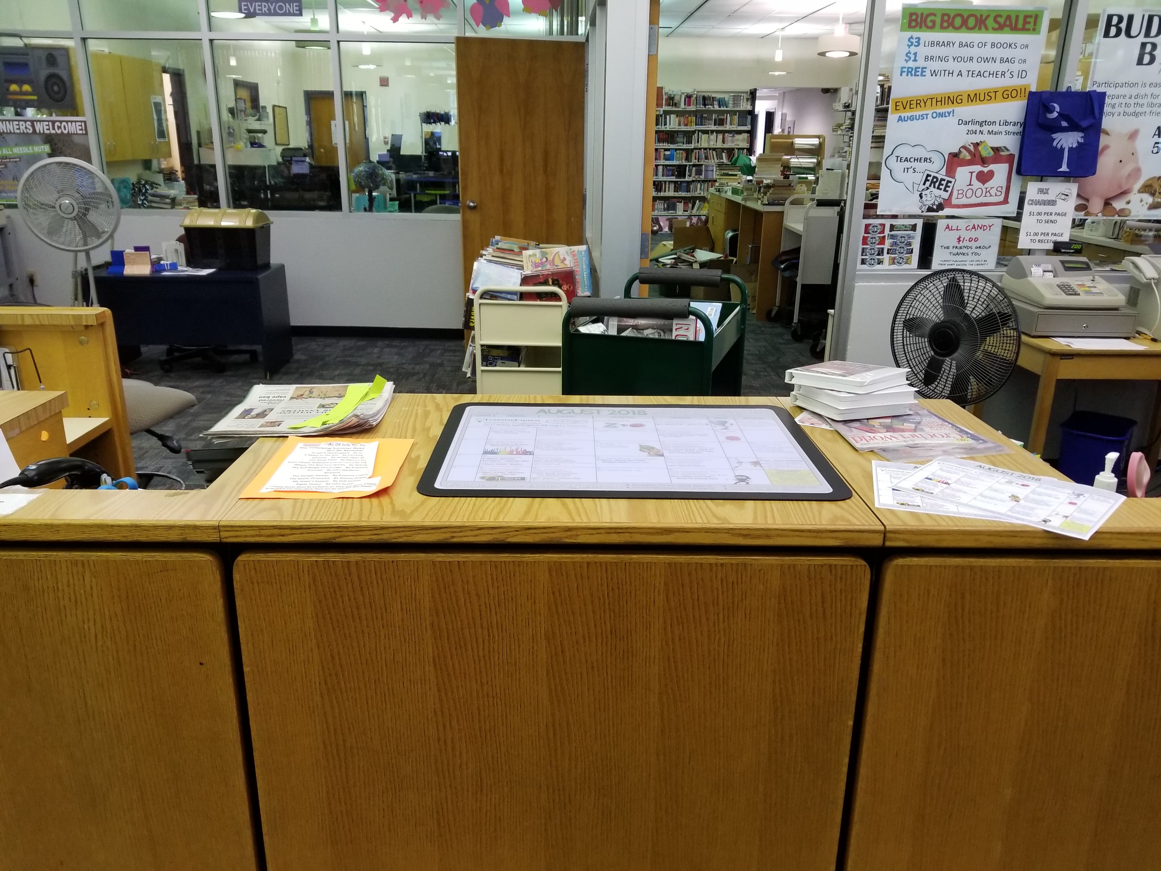 18 x 24 Counter Mat Sign Holder SlideIn Pocket