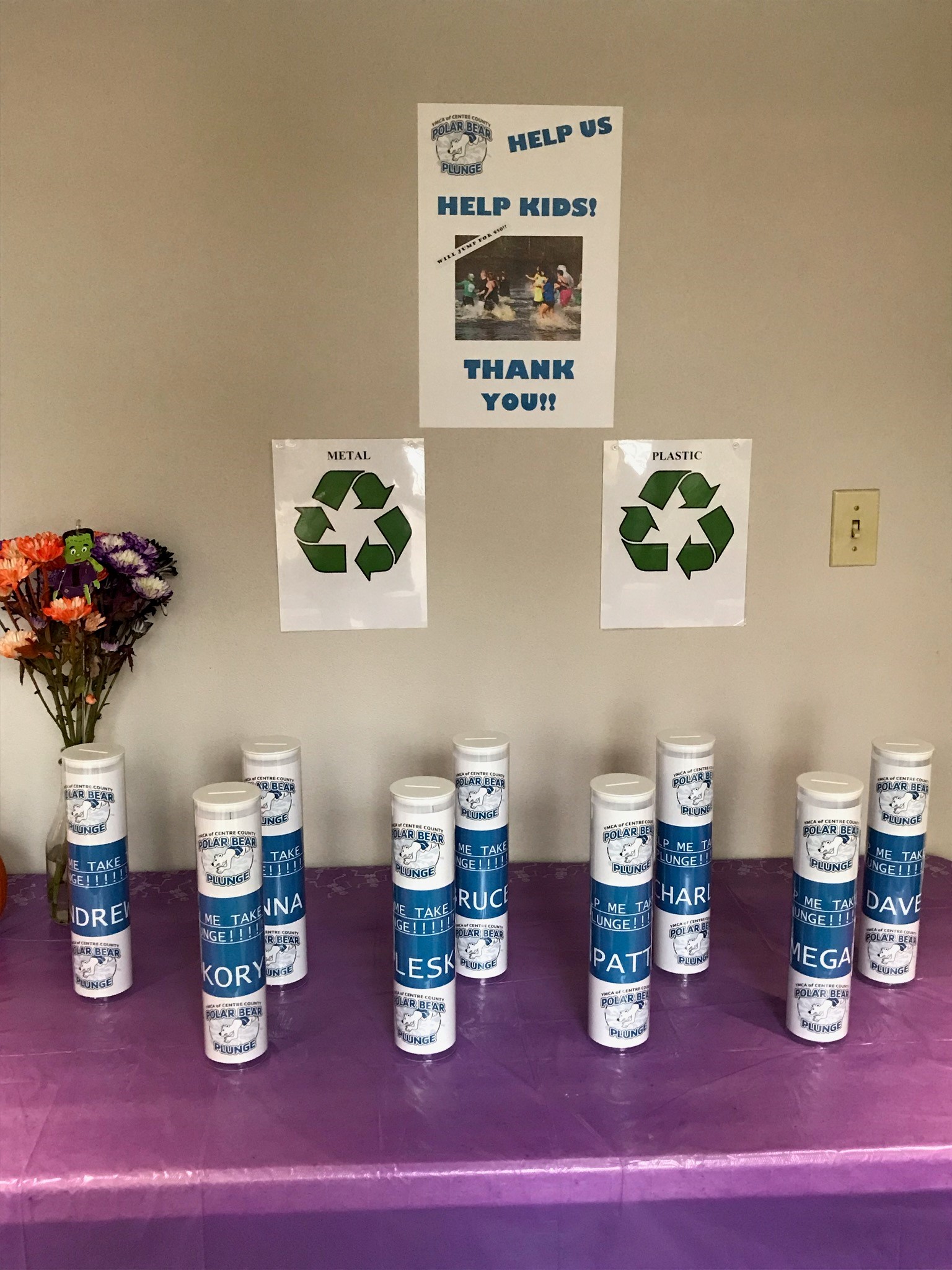 Donation Cans Fundraising Money Collection Tubes