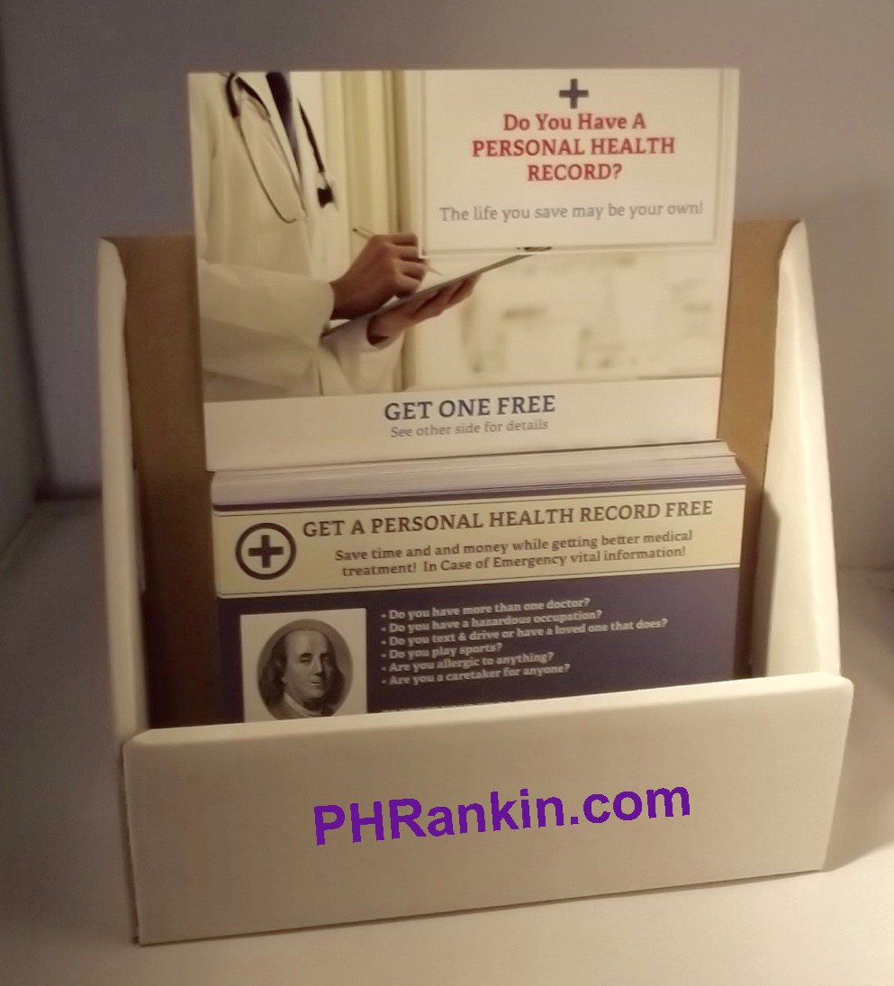 White Cardboard Magazine Display Countertop Corrugated Box