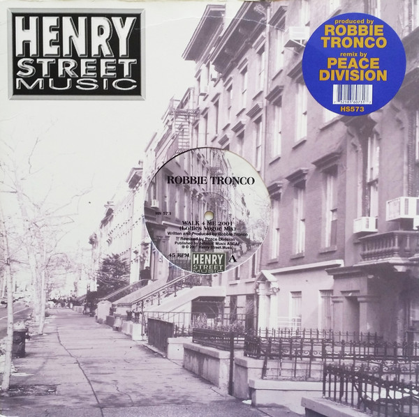 Robbie Tronco Walk 4 Me 2001 Henry Street Music (HS 573) XTCR