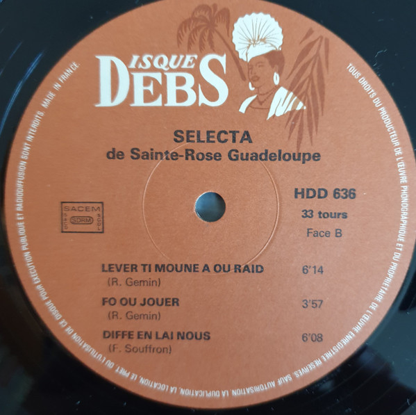 Selecta De Sainte Rose Selecta De Sainte Rose Disques Debs