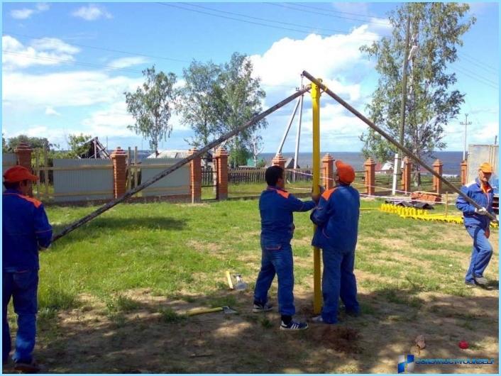 Homemade drilling rig for water