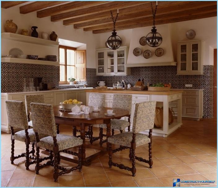 The kitchen in the Oriental style photo