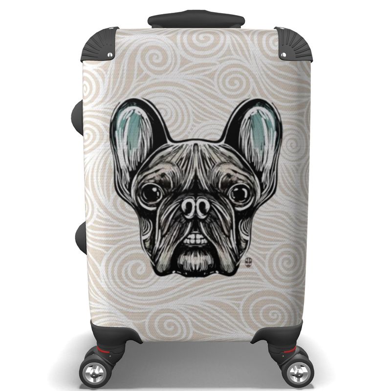 French Bulldog Smilling Suitcase