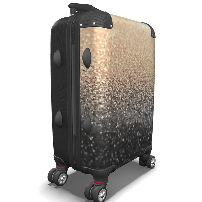 GOLD BLACK Suitcase