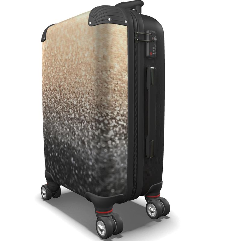 GOLD BLACK Suitcase
