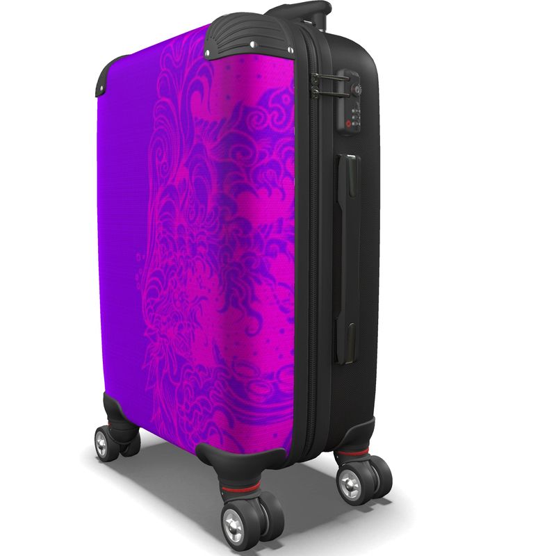 Wave Purple Suitcase