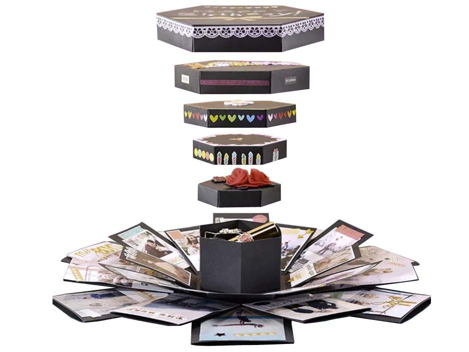 Explosie Fotodoos (Gevouwen) Foto Cadeau Explosion Box Kopen CoolGift