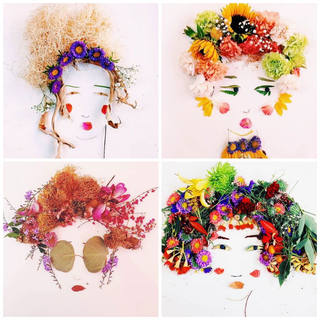 Flower Portraits by Justina Blakeney Gift Ideas Creative Spotting