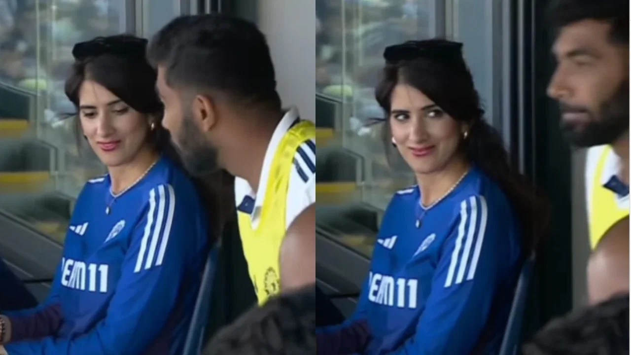 Mystery woman seen admiring Jasprit Bumrah in India dugout!! ID revealed Mystery woman seen admiring Jasprit Bumrah in India dugout!! ID revealed
