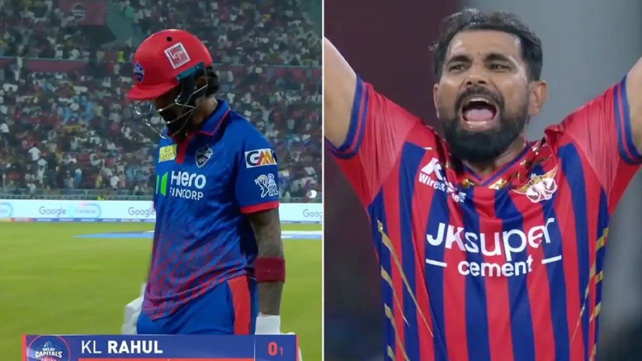 Mohammed Shami will get a dream begin dismisses KL Rahul for a golden duck in LSG vs DC IPL 2026 conflict
