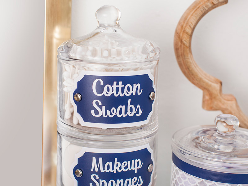 Punch Up Your Powder Room Cricut