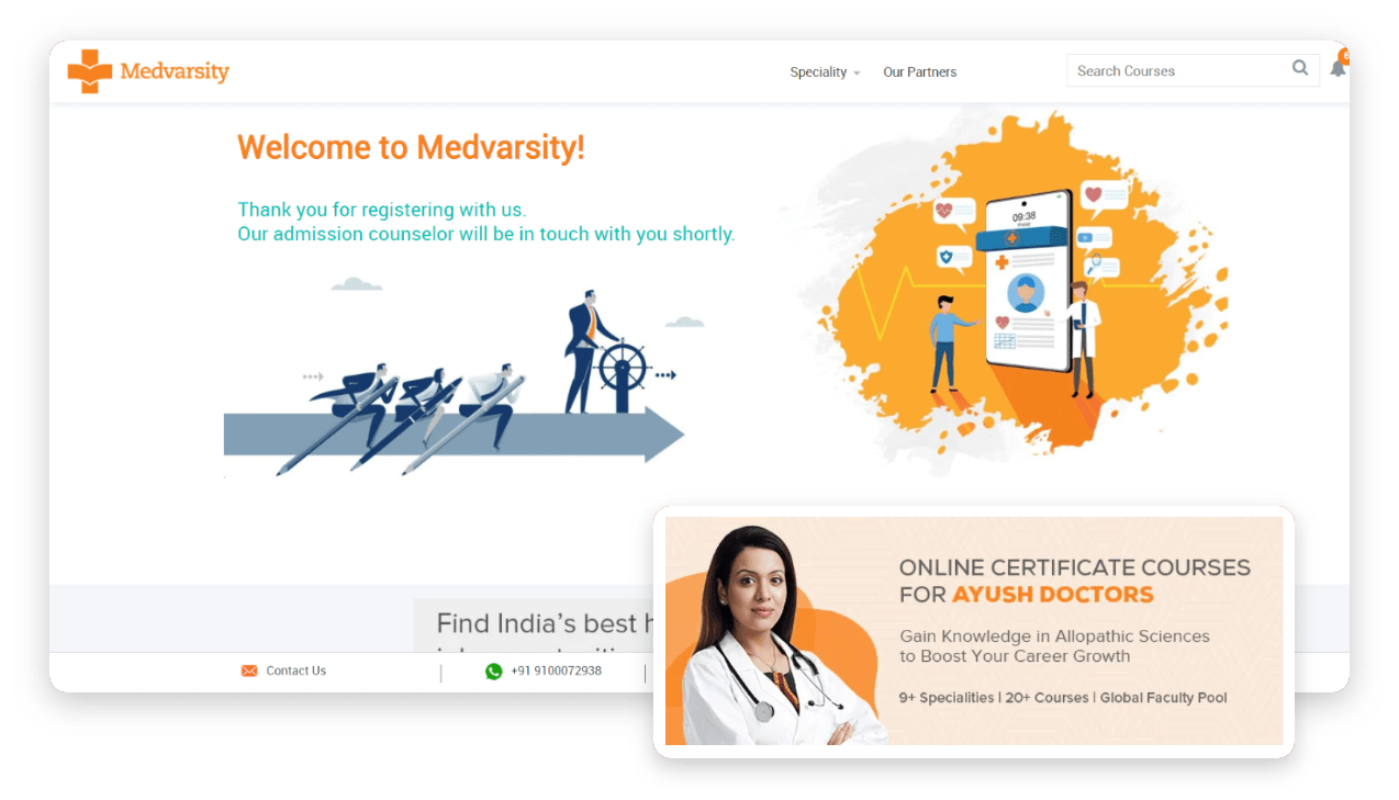 Medvarsity Online Learning  App Case Study