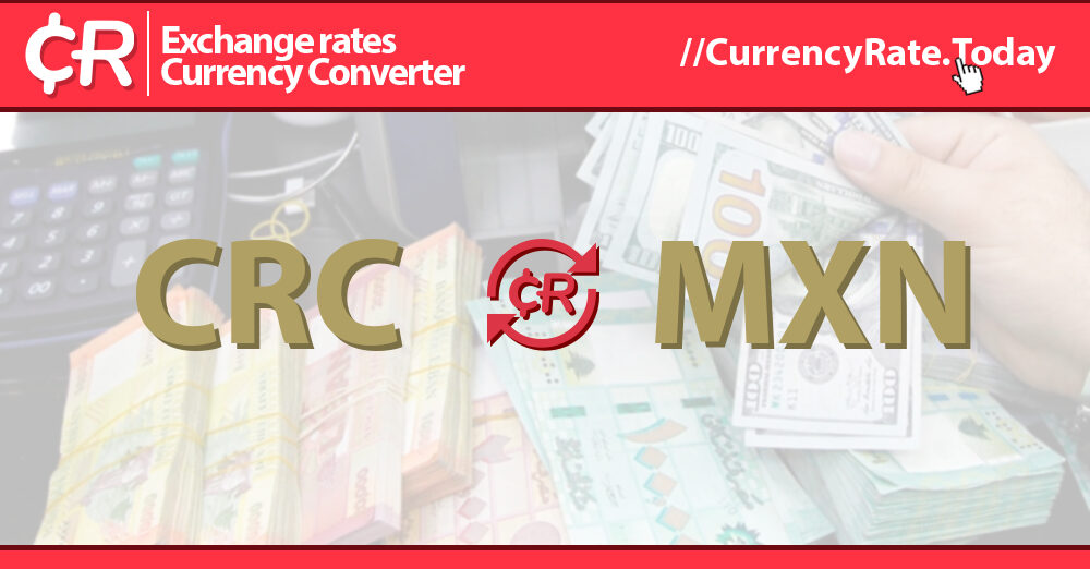 20000 CRC en MXN Convertir Colón De Costa Rica en Peso Mexicano