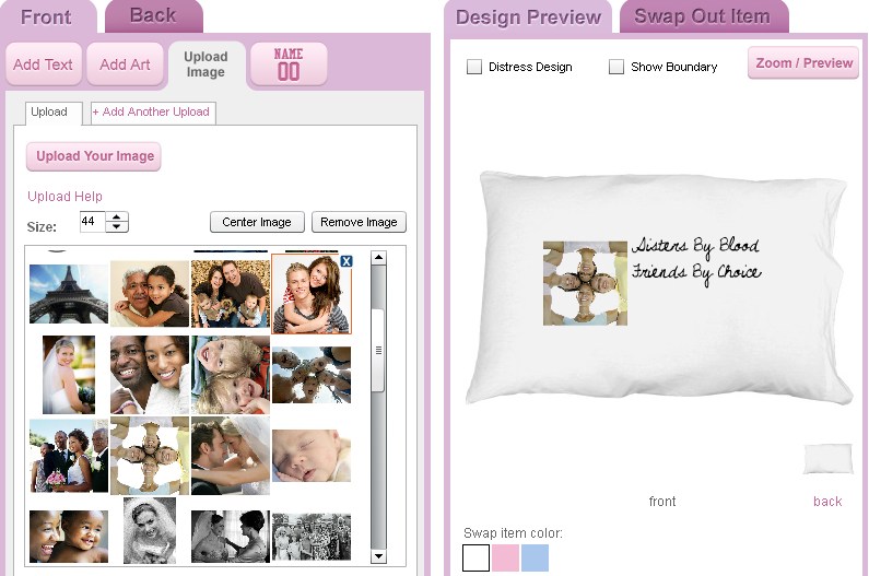 Custom Photo Gift Pillowcases! CustomizedGirl Blog