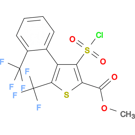 3Chlorosulfonyl5trifluoromethyl4(2trifluor… Cymit Química S.L.