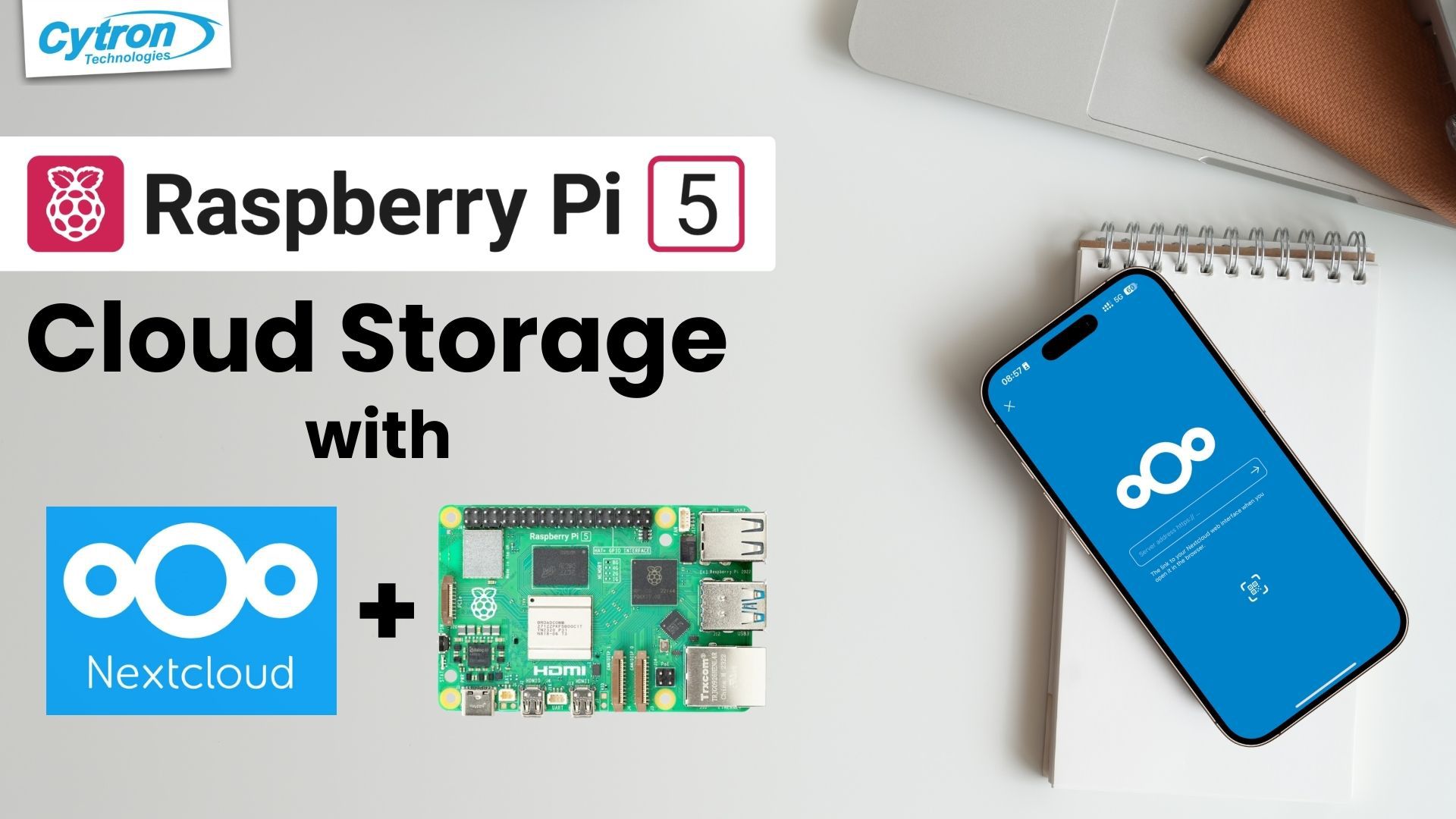 Cloud storage with Nextcloud Raspberry Pi 5
