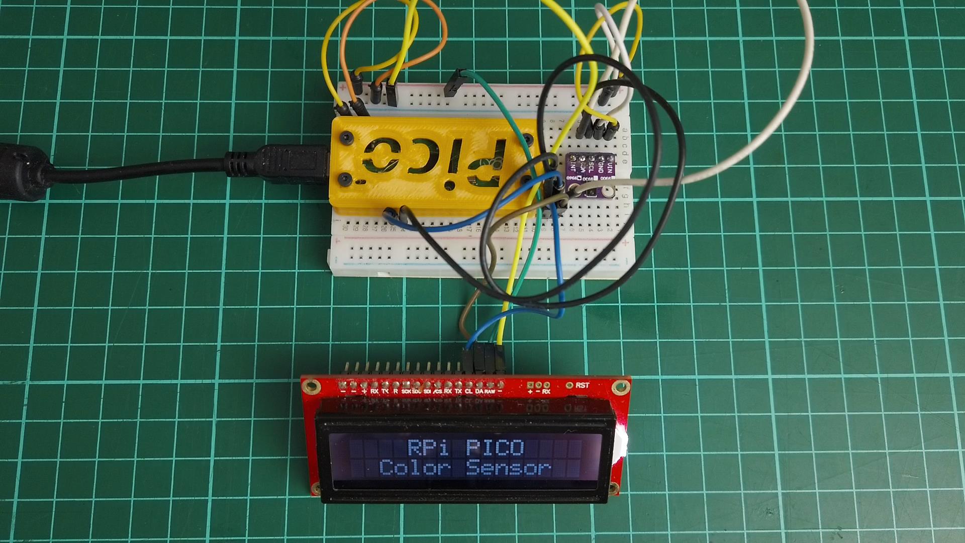 Detect RGB Color With Raspberry Pi Pico