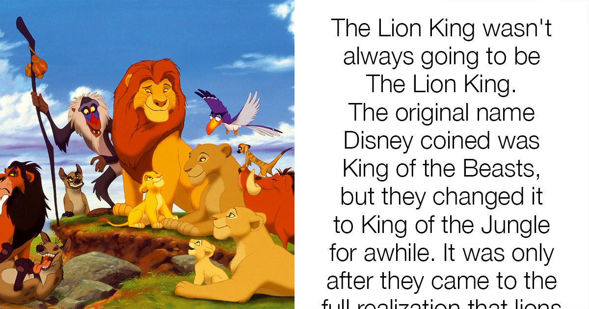 Surprisingly Interesting Facts You May Not Know About Disney's The Lion