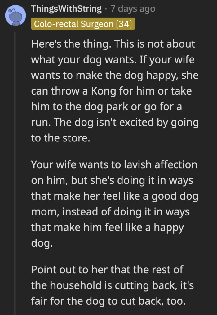 Wife Claims Her Husband Doesn't Really Love Their Dog When He Suggests