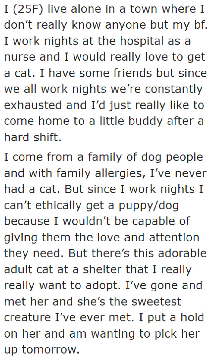 Allergic Brother Feels Entitled To Oppose Sister's Decision To Adopt A