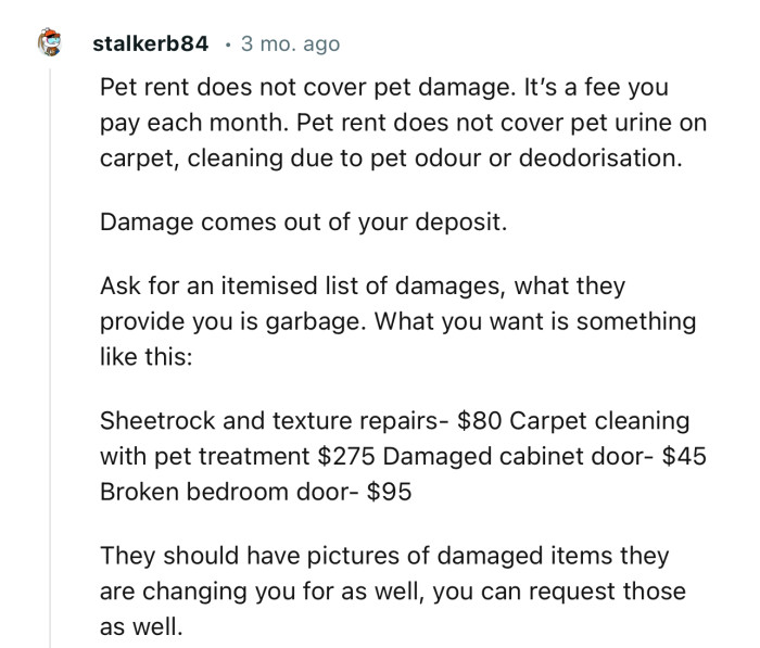 Redditor Expresses Outrage As Landlord Withholds Pet Security Deposit